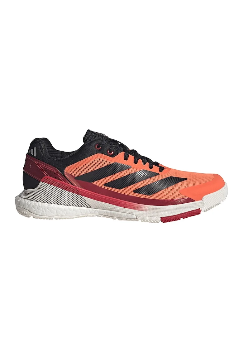 Pantofi Crazyquick Boost pentru padel, Negru/Coral/Rosu inchis