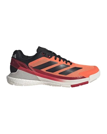 Pantofi Crazyquick Boost pentru padel, Negru/Coral/Rosu inchis