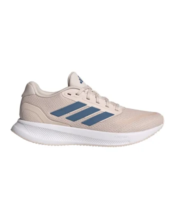 Pantofi Runfalcon 5 de plasa cu garnituri din material sintetice pentru alergare, Albastru inchis/Roz pal