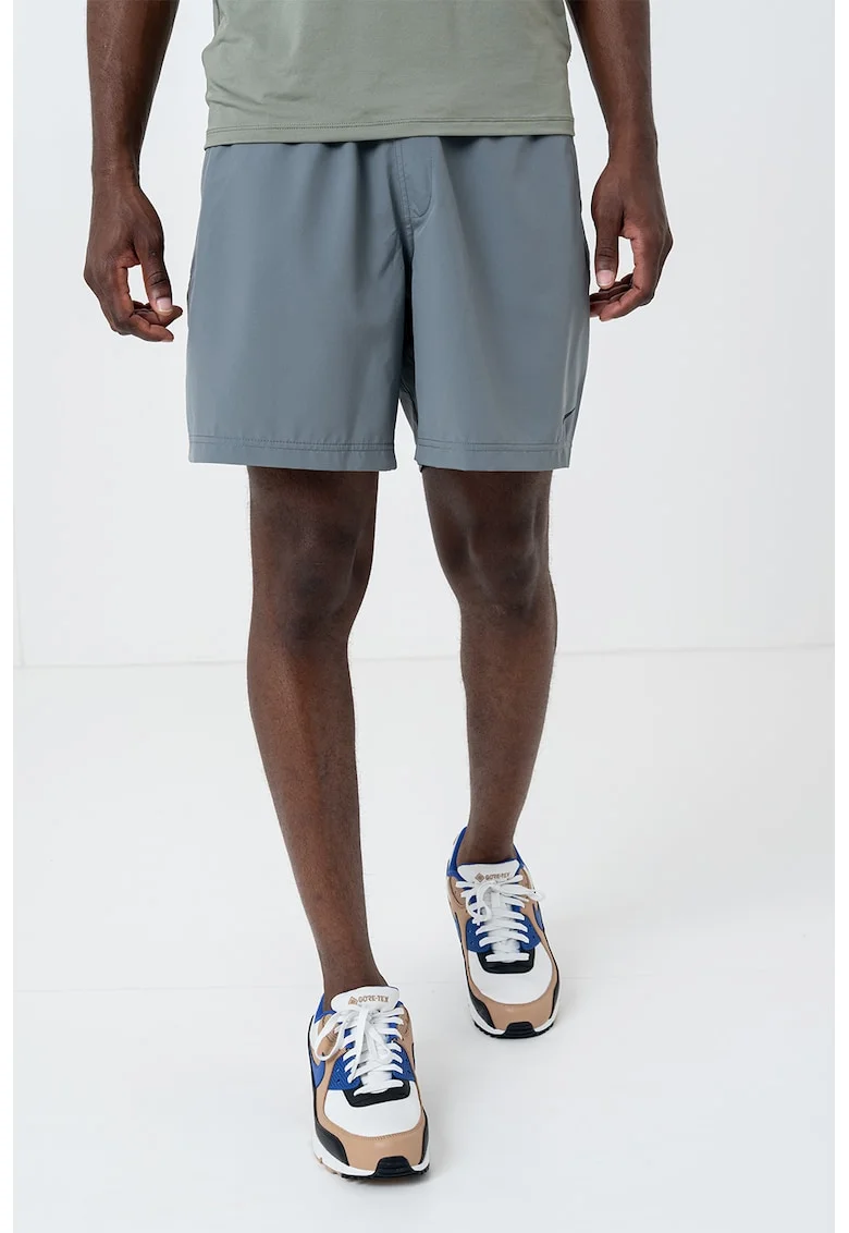 Pantaloni scurti cu tehnologie Dri-FIT pentru antrenament, Gri cenusiu