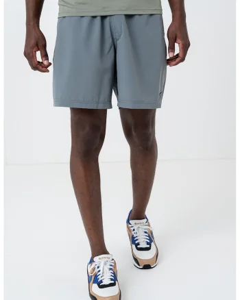 Pantaloni scurti cu tehnologie Dri-FIT pentru antrenament, Gri cenusiu