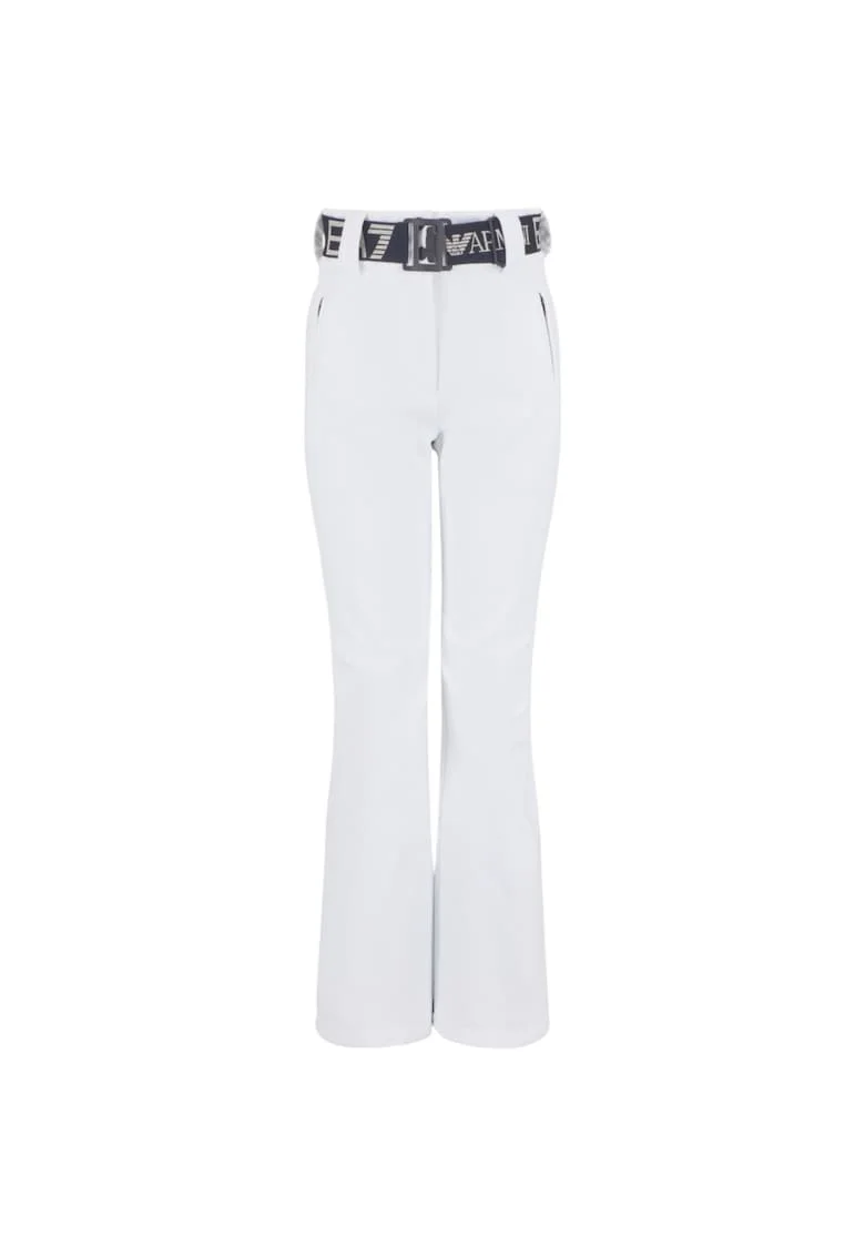 Pantaloni schi dama EA7  Kitzbuhel, Alb