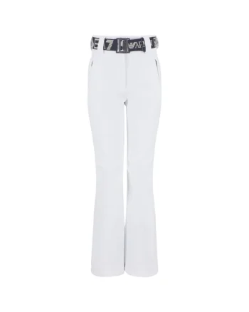Pantaloni schi dama EA7  Kitzbuhel, Alb