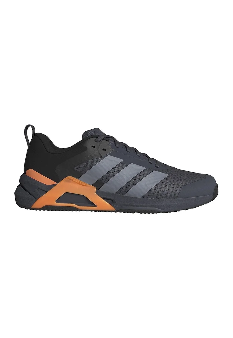 Pantofi Dropset low-cut pentru antrenament, Portocaliu mandarina/Gri antracit