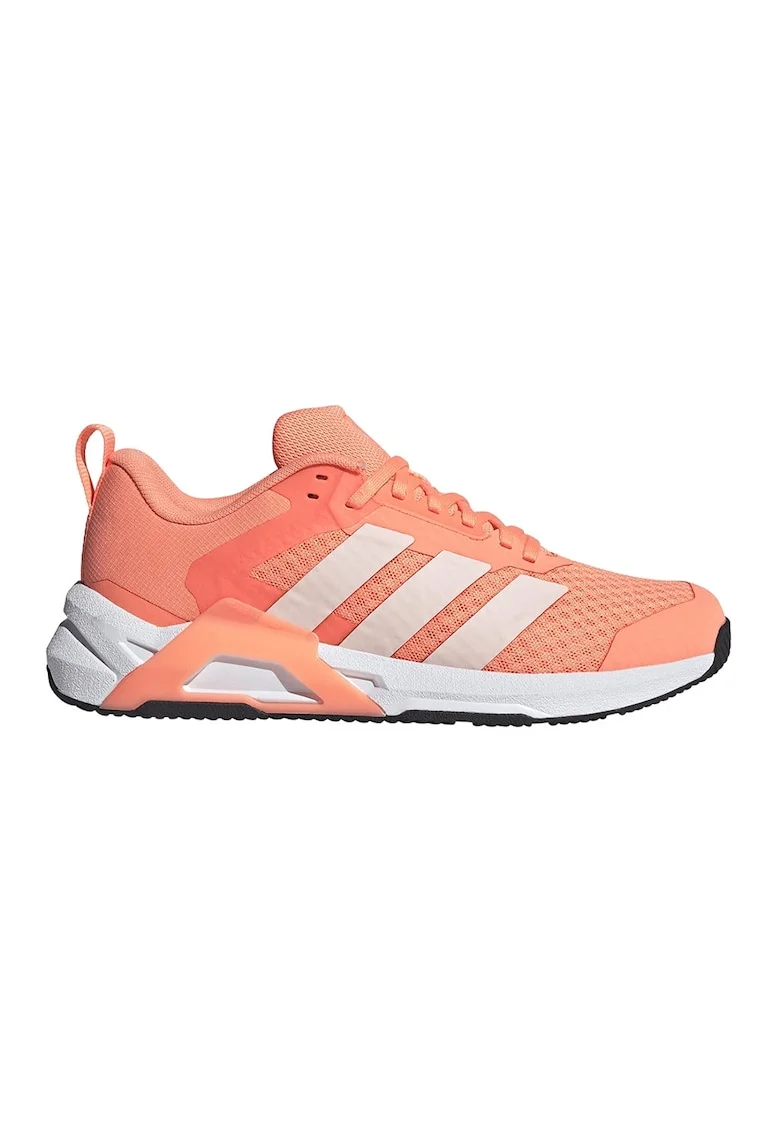 Pantofi Dropset Control low-cut pentru antrenament, Roz somon/Alb optic