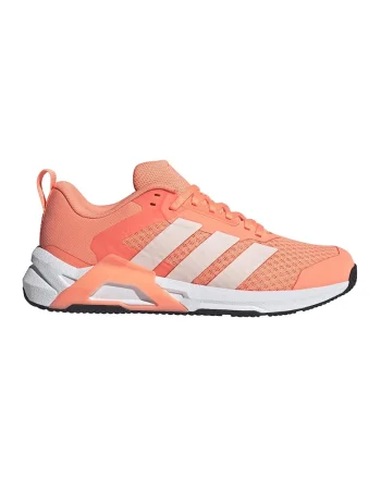 Pantofi Dropset Control low-cut pentru antrenament, Roz somon/Alb optic