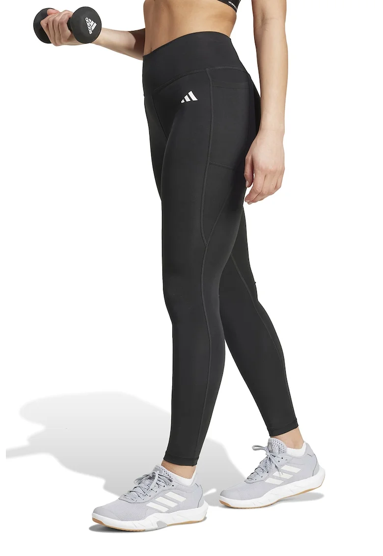 Colanti pentru fitness Optime Essentials, Negru