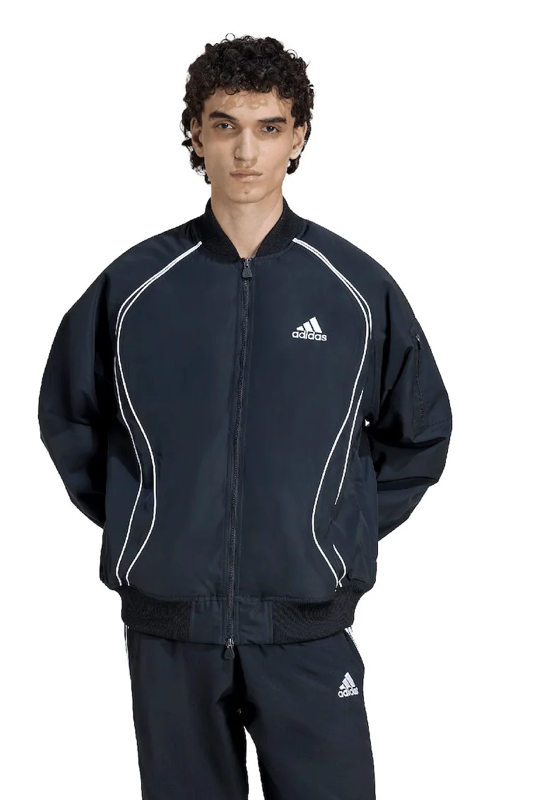 Jacheta lejera cu vatelina Teamgeist, Alb/Negru