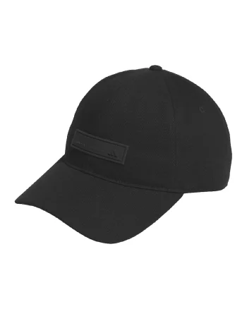 Sapca de bumbac cu logo, Negru
