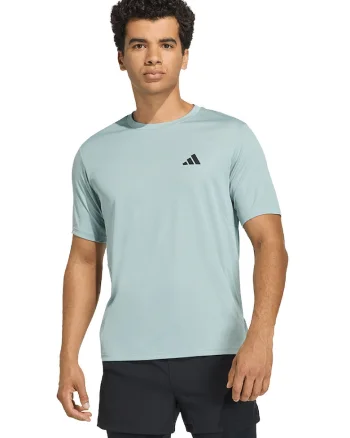 Tricou cu decolteu rotund, pentru fitness, Negru/Gri cenusiu