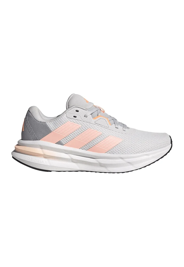 Pantofi Galaxy 7 cu logo, pentru alergare, Gri deschis/Roz somon