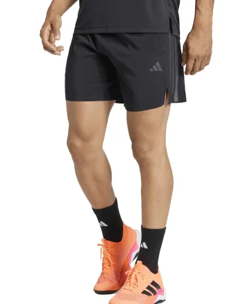Pantaloni scurti pentru fitness Teches, Negru/Gri carbune