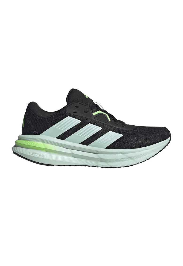 Pantofi Galaxy 7 cu logo, pentru alergare, Negru/Verde pal