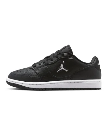 Pantofi Jordan Court Connect pentru baschet, Negru/Alb optic