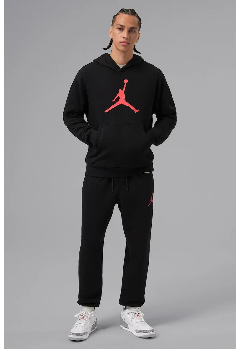 Pantaloni cu buzunare laterale, pentru baschet, Negru