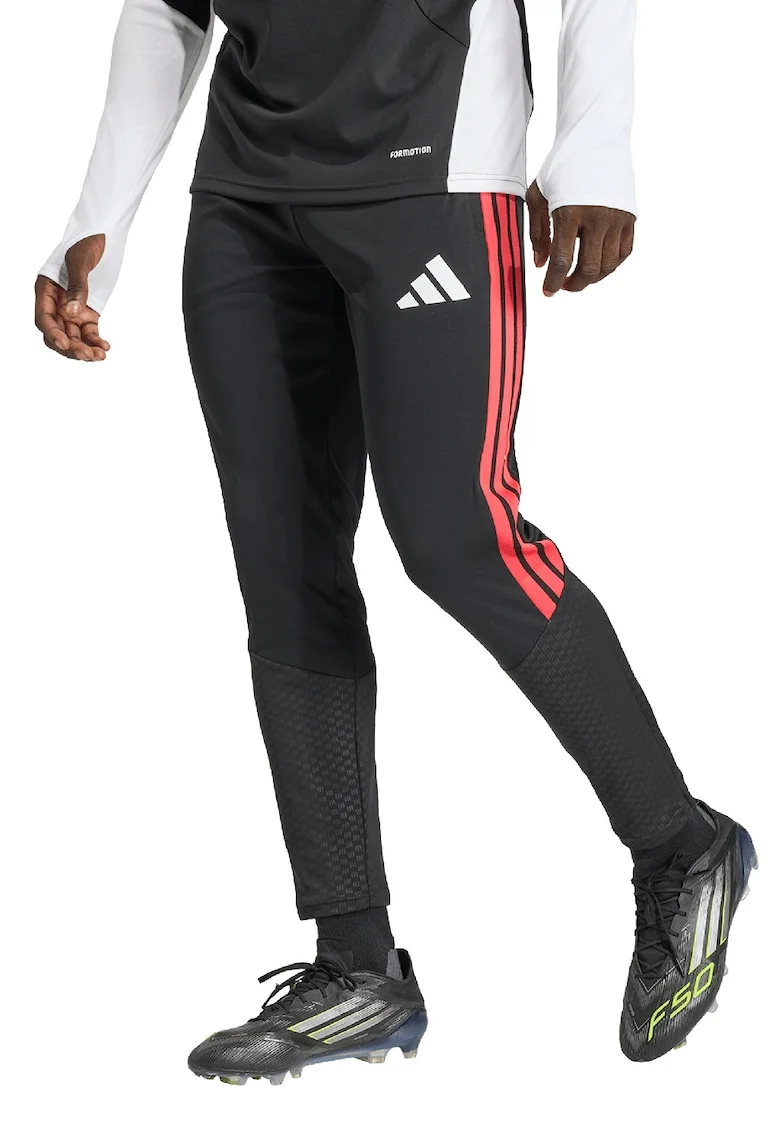 Pantaloni pentru fotbal Tiro 26C, Rosu/Negru