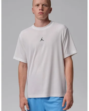 Tricou cu tehnologie Dri-FIT pentru baschet, Alb