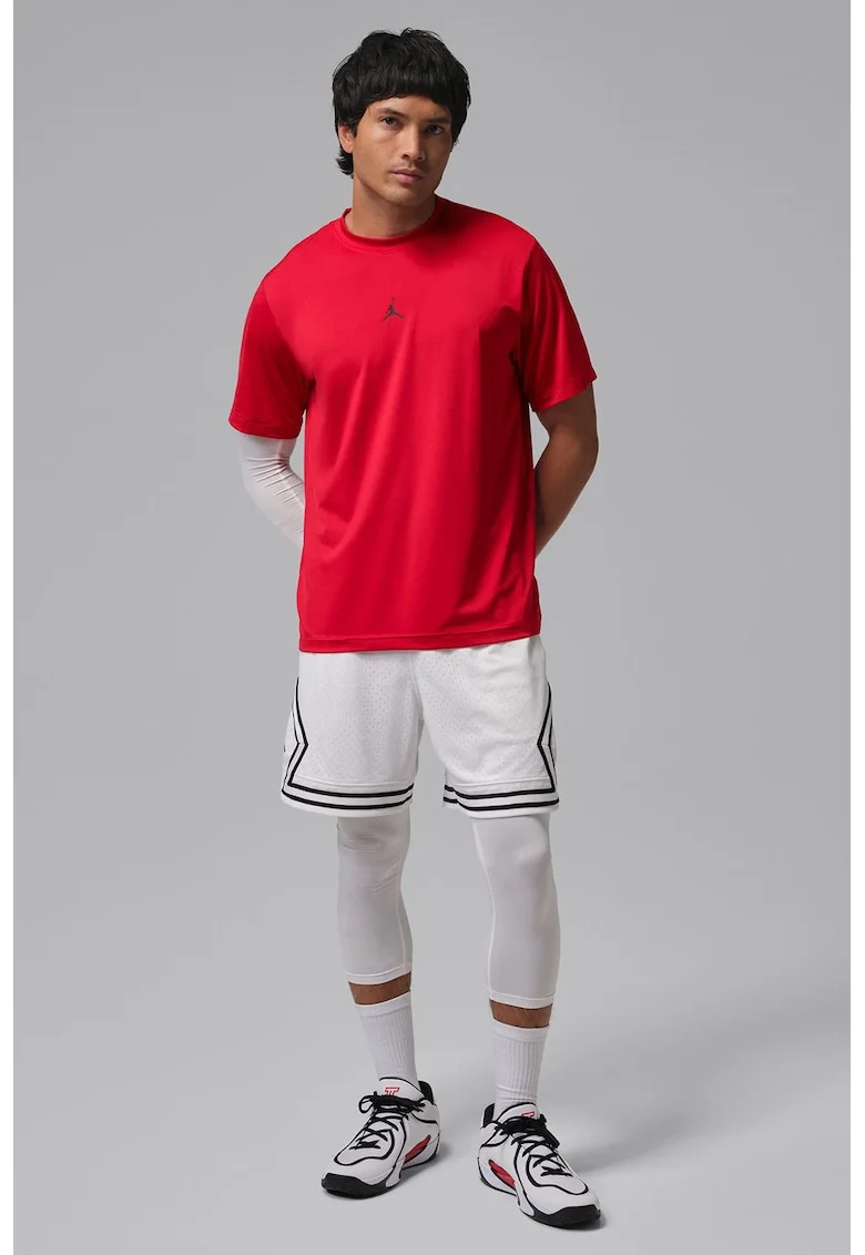 Tricou cu tehnologie Dri-FIT pentru baschet, Rosu