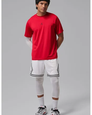 Tricou cu tehnologie Dri-FIT pentru baschet, Rosu