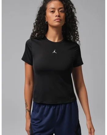 Tricou cu detaliu logo pentru fitness, Negru
