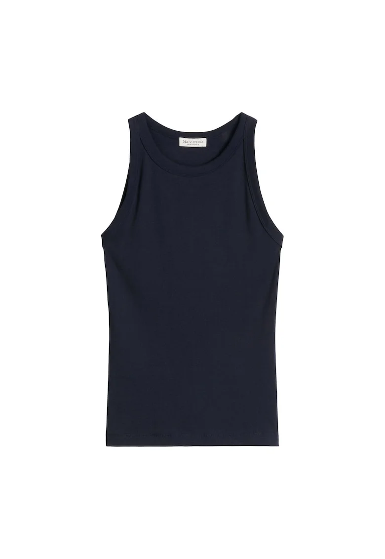 Top cu model uni, Albastru inchis