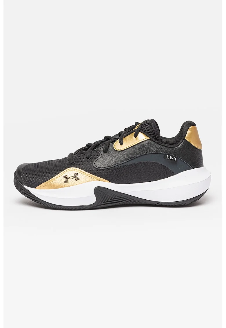 Pantofi low-cut pentru baschet Lockdown 7, Auriu/Negru