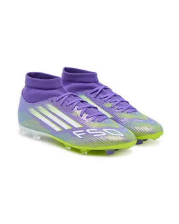 Pantofi sport cu constructie tip soseta si crampoane, pentru, Lila/Multicolor