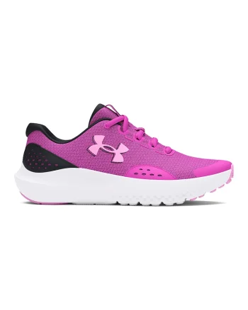 Pantofi Surge 4 pentru alergare, Alb/Negru/Roz deschis