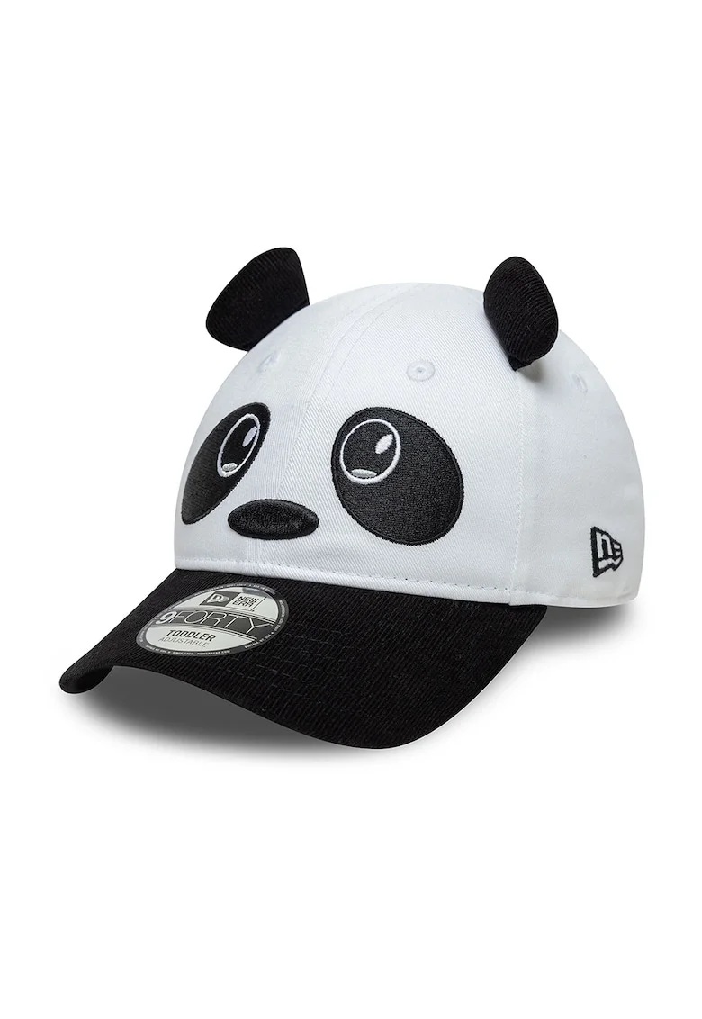 New, Era, Sapca cu model teddy 9Forty, Alb/Negru