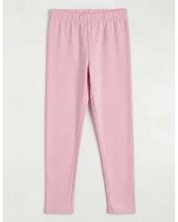 Colanti uni din amestec de bumbac, Roz pastel