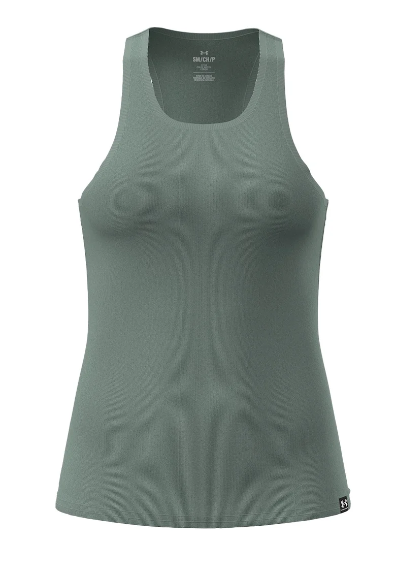 Top cu decolteu racerback Motion, Verde deschis