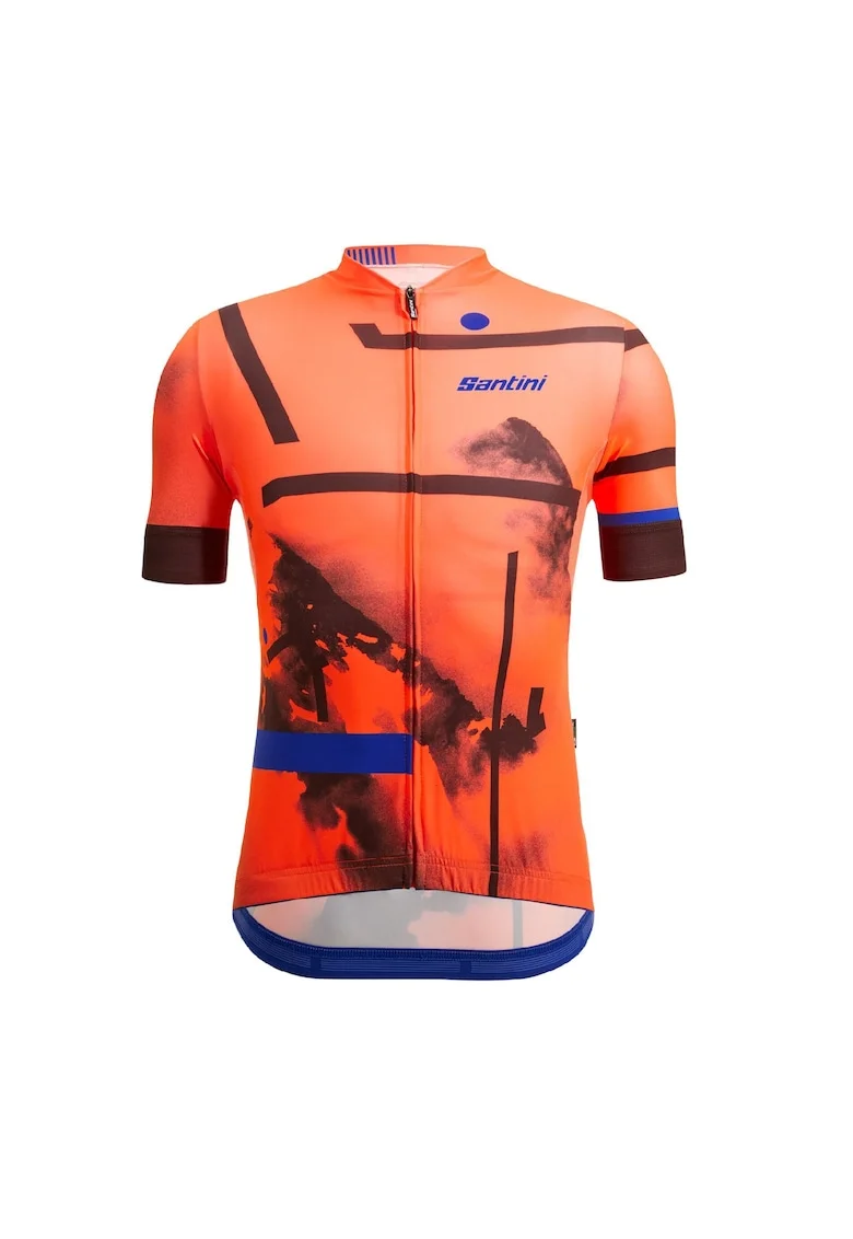 Tricou ciclism barbati  Delta Berg, Portocaliu