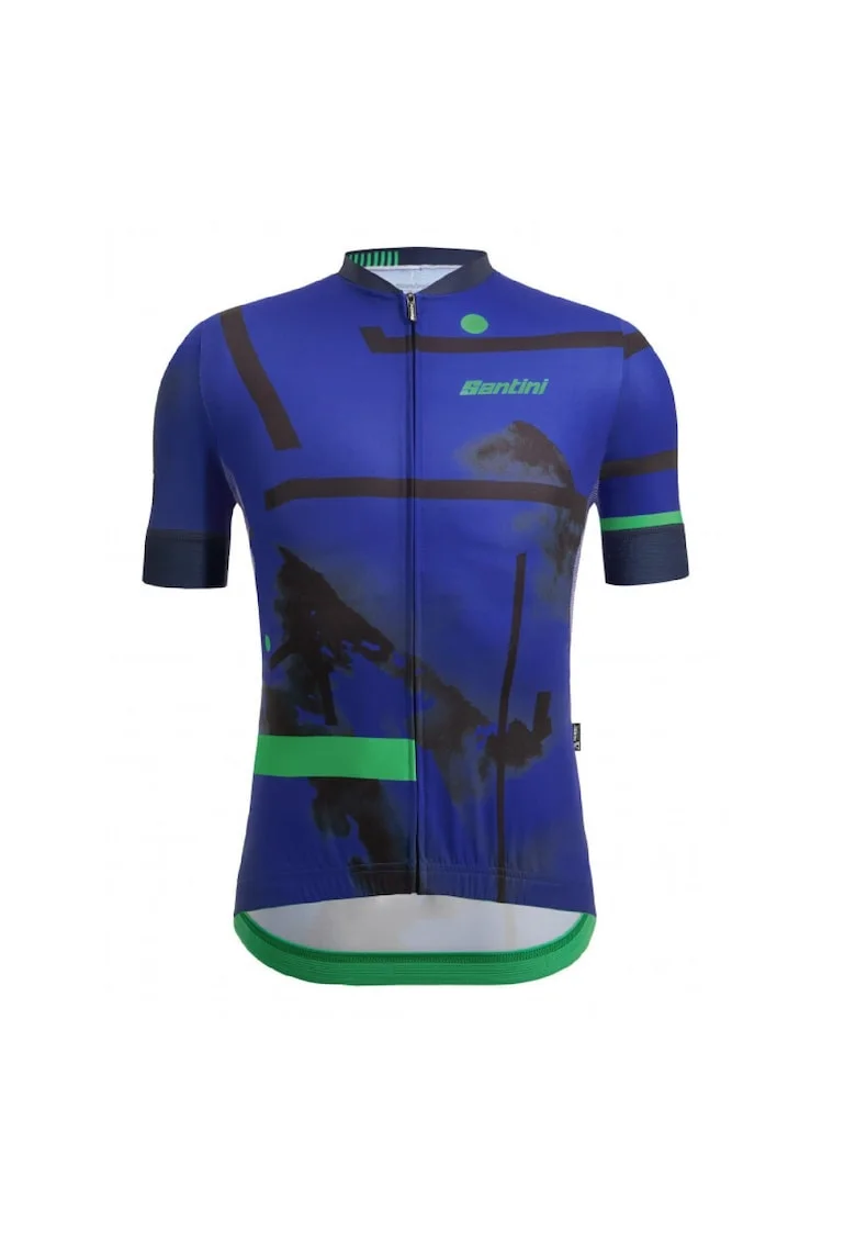 Tricou ciclism barbati  Delta Berg, Albastru