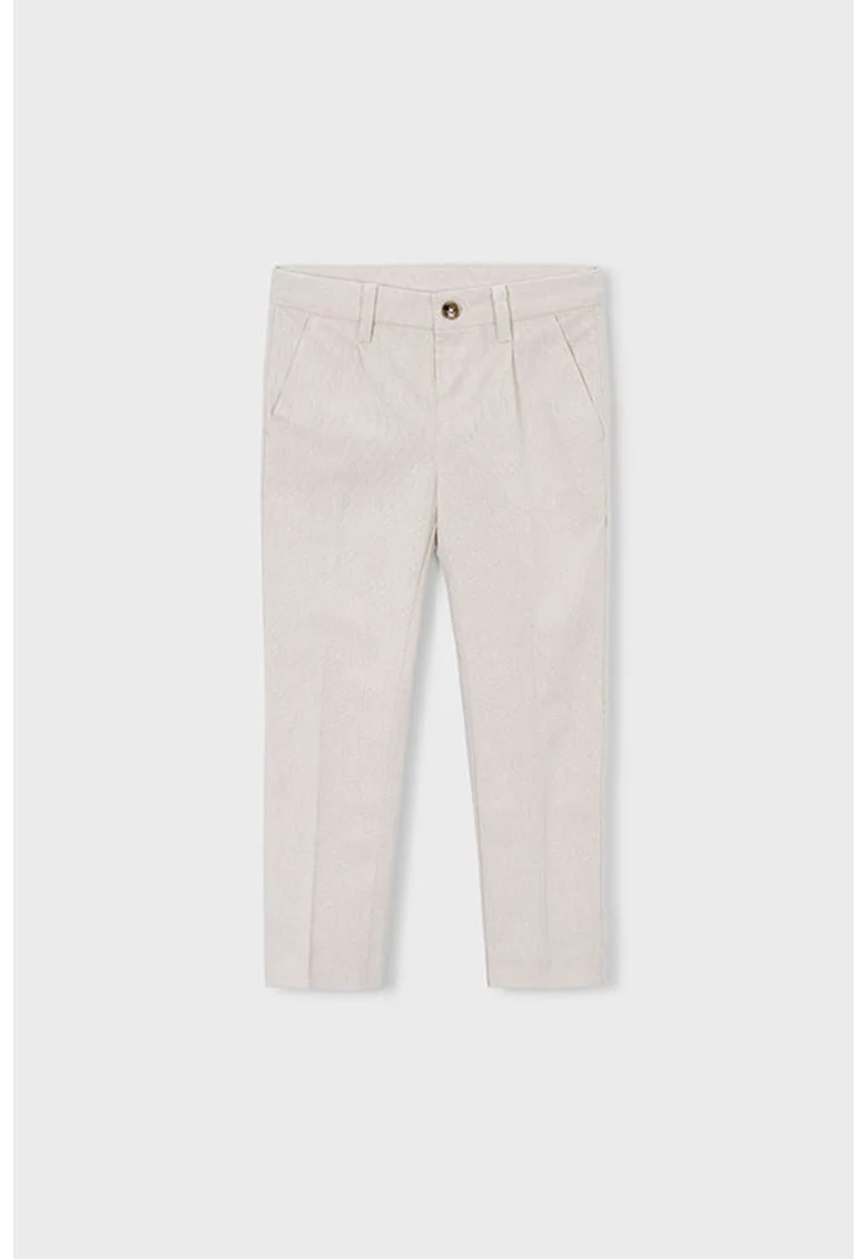 Pantaloni regular fit, Maro nisip