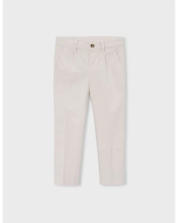 Pantaloni regular fit, Maro nisip