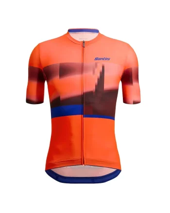Tricou ciclism barbati  Mirage, Portocaliu