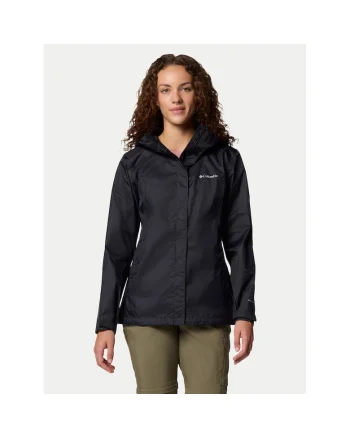 Jacheta sport  neagra, impermeabila, pentru femei,