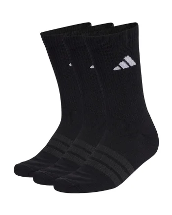 Set de sosete 3/4 unisex - 3 perechi Cushioned Sportswear Crew, Negru