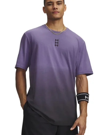 Tricou lejer pentru baschet Hoops, Negru/Violet