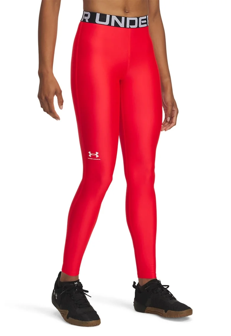 Colanti cu talie inalta, pentru fitness Authentics, Coral