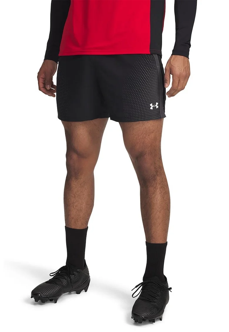 Pantaloni scurti slim fit pentru fitness Vanish, Negru