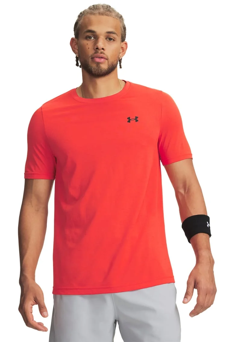 Tricou fara cusaturi, pentru fitness Vanish, Coral