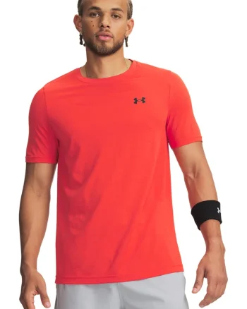 Tricou fara cusaturi, pentru fitness Vanish, Coral