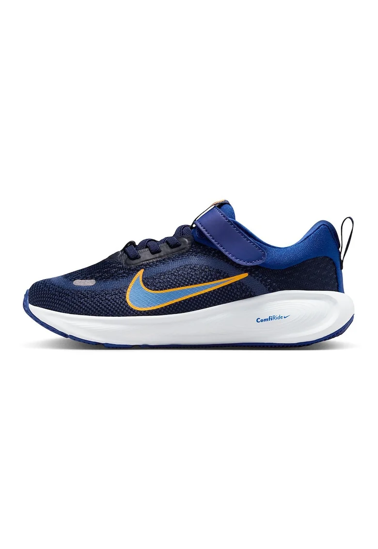 Pantofi Stellar Ride cu inchidere velcro pentru alergare, Galben/Albastru inchis