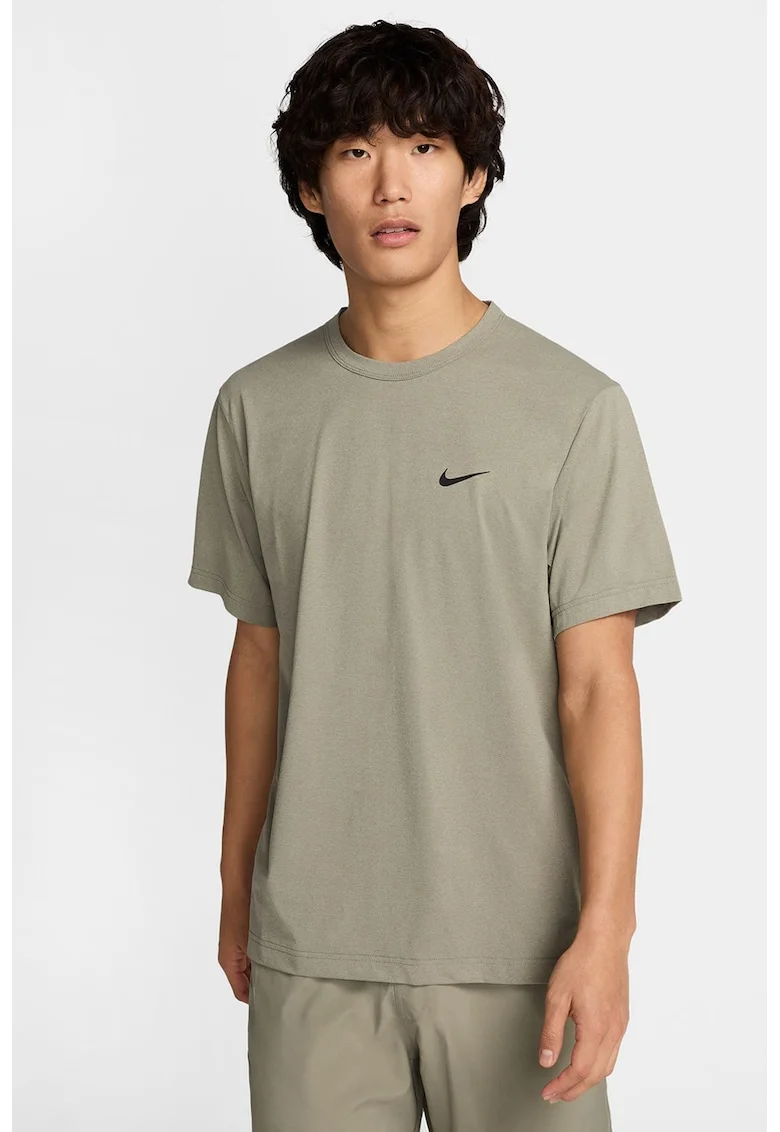 Tricou cu decolteu la baza gatului pentru fitness Hyverse, Grej