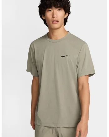 Tricou cu decolteu la baza gatului pentru fitness Hyverse, Grej