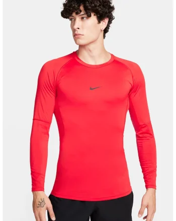 Bluza slim fit cu tehnologie Dri-FIT pentru fotbal, Coral