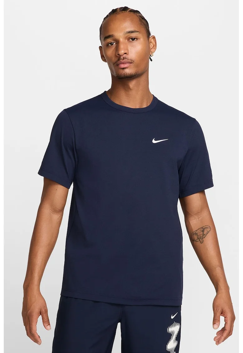Tricou cu decolteu la baza gatului pentru fitness Hyverse, Albastru ultramarin