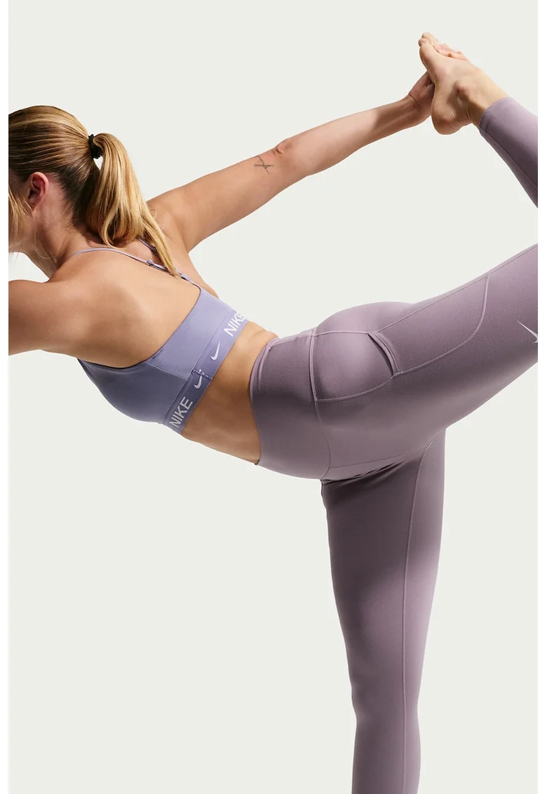 Colanti cu talie inalta pentru fitness, Liliac prafuit
