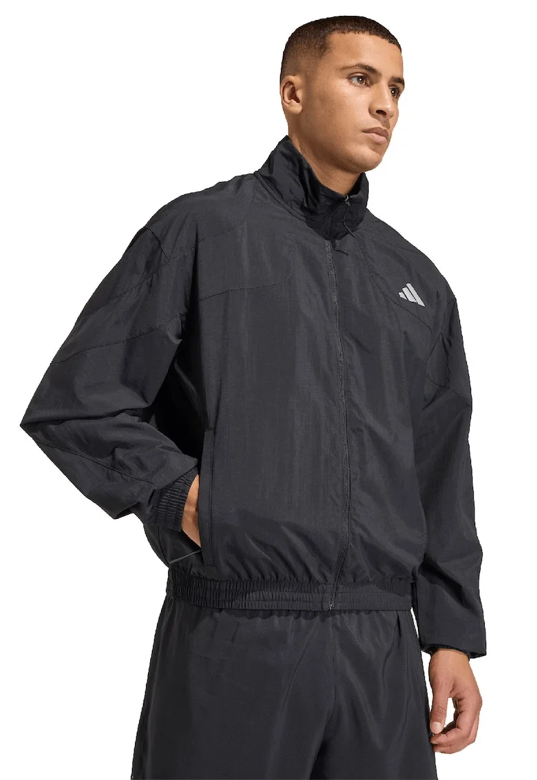 Jacheta lejera pentru alergare adi365 Cheering, Negru